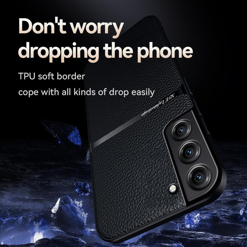 Luxury Magnetic Leather Solid Color Phone Case For Samsung Galaxy A54 A52 A53 A25 A34 A52S M34 S21 Shockproof Back Cover
