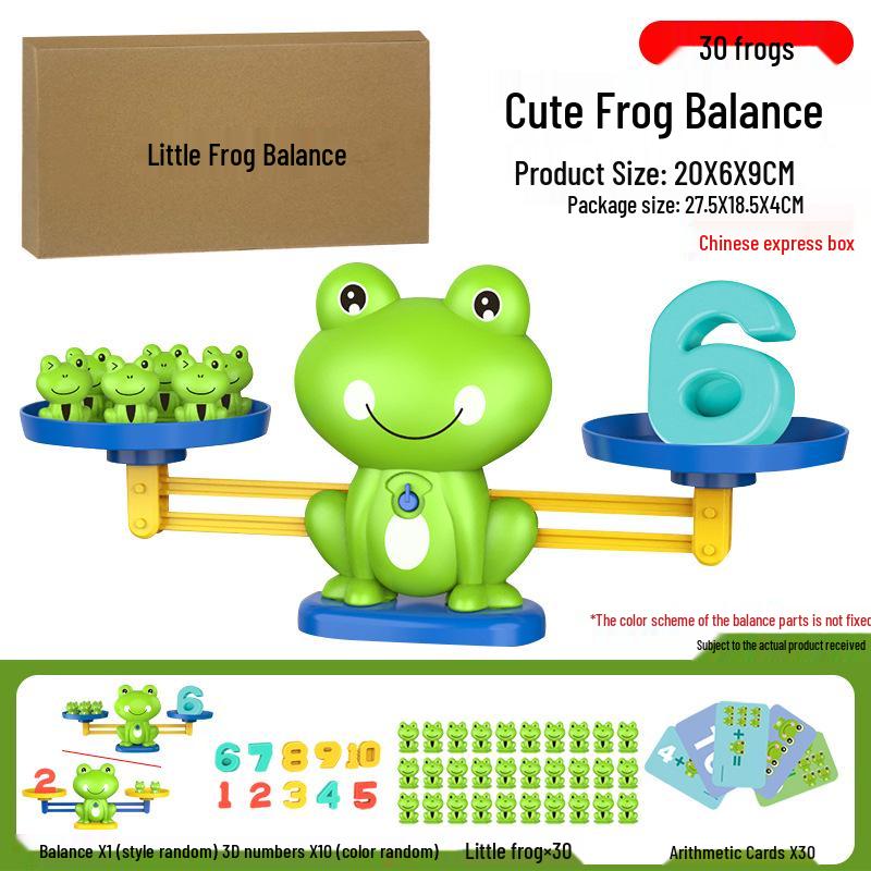 Frog Monkey Number Balance Scale: Educational Toy for Cognitive and Logical Development in Children