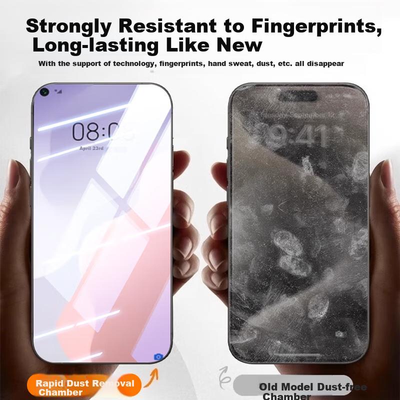 No Dust Warehouse 2 Pieces Tempered Glass Screen Protector for Huawei Nova 7 SE, Full Coverage HD Glass for Huawei Nova 7 SE Smartphone