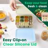 With Lids Baby Food Freezer Tray Silicone Material Baby Food Storage Container  For Baby