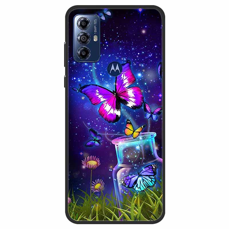 Für Motorola Moto G Play 2023 Hülle Weiche Silikon-Rückseite für Moto G Play 2023 Hülle GPlay 2023 Schwarze Handyhülle