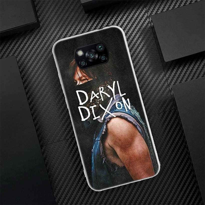 

The Walking Dead Daryl Dixon Silicon Call Phone Case For Xiaomi Poco X3 Nfc X5 X6 X7 F6 F5 Pro M5S M5 X4 F4 GT M4 M3 F3 F2 F1 Co Xiaomi Poco X3 Pro