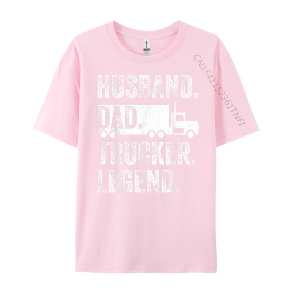 Funny Truck Driver Trucking Husband Dad Trucker Legend Men Clothes Luxury TShirt T Shirts Large Size