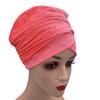 Rhinestone African Head Wraps Scarf Velvet Women'S Turban Caps Muslim Headscarf Bonnet Lady Wrap Head Scarves Turbante Mujer