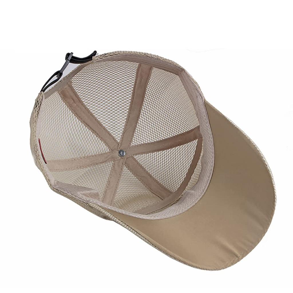 AXIAO Mesh Cap for Running and Outdoor Breathable Mesh Heatstroke Summer UV Sun Baseball Cap Men's Spring/Summer Activities, Construction,