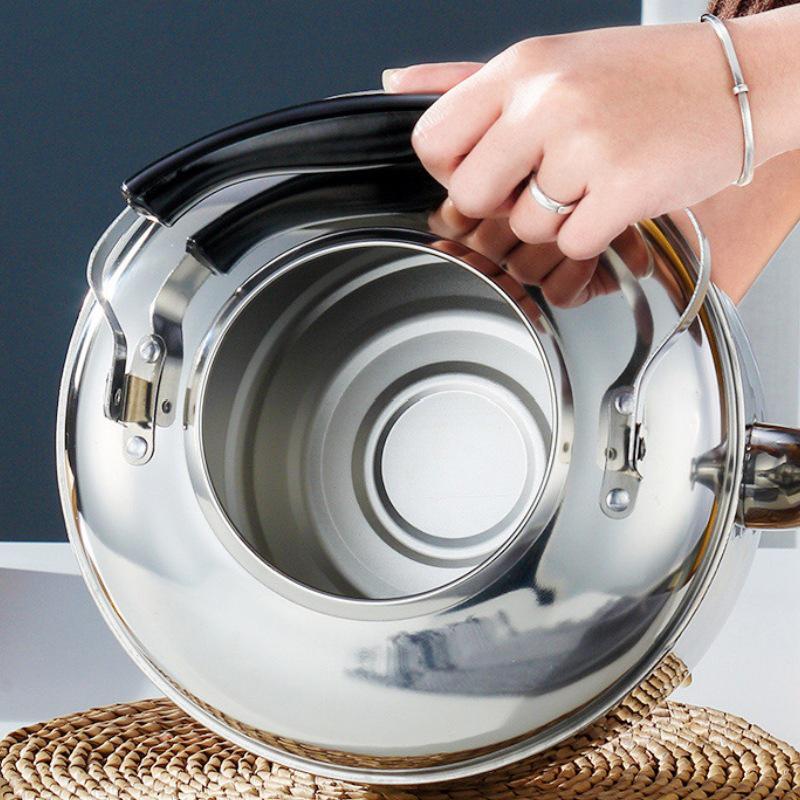 Velkokapacitní 304 nerezová píšťalka na vodu pro plynové a indukční sporáky