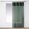 Voile Curtain - EDEN - Milleray - 140 X 240 Cm - 100% Polyester - Faux Leather Loops, Velvet Touch