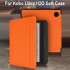For Kobo Libra H2O N873 Smart Case 7 Inch e-Reader Cover Protective Shell Hand Support Auto Wake/Sleep for Tolino Vision 5 Funda
