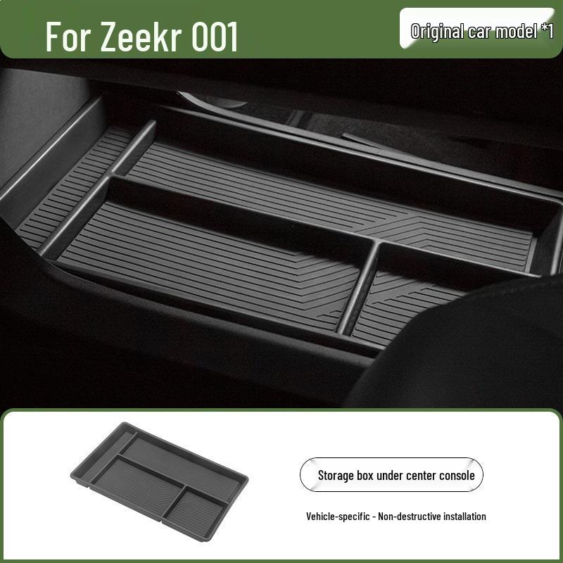 26 Accessories for Zeekr 001 Interior: Center Console Tissue Box & Screen Storage Organizer