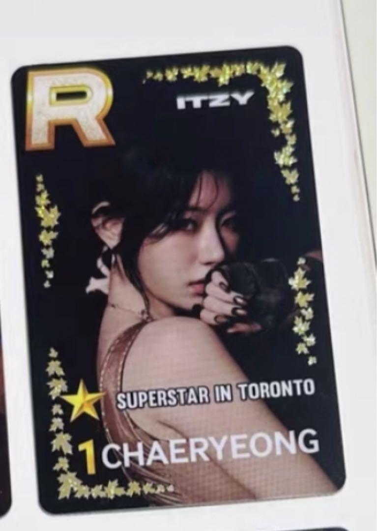 

[USED] ITZY Superstar Toronto Limited Edition Trading Card SSJYP Chaeryeong
