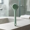Brosse de Bain Électrique Alimentée pour le Corps Étanche pour Adultes, Personnes Âgées, Douche Vert Menthe M1