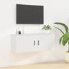 Vidaxl Wall-Mounted TV Cabinet, White, 100X34.5X40 Cm