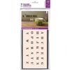 Creative Seed - Alphabet Stencil Letter Height 13 Mm