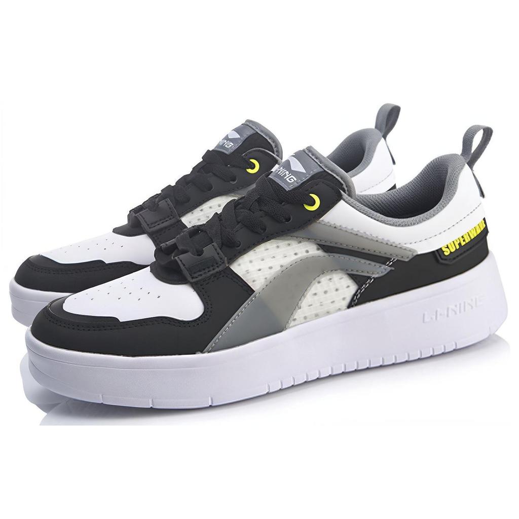 Li Ning Wave SUPERWAVE Lite Superwave Lite Slip Resistant Abrasion Resistant Low Top Skateboard Shoes Men's AGCQ063-3