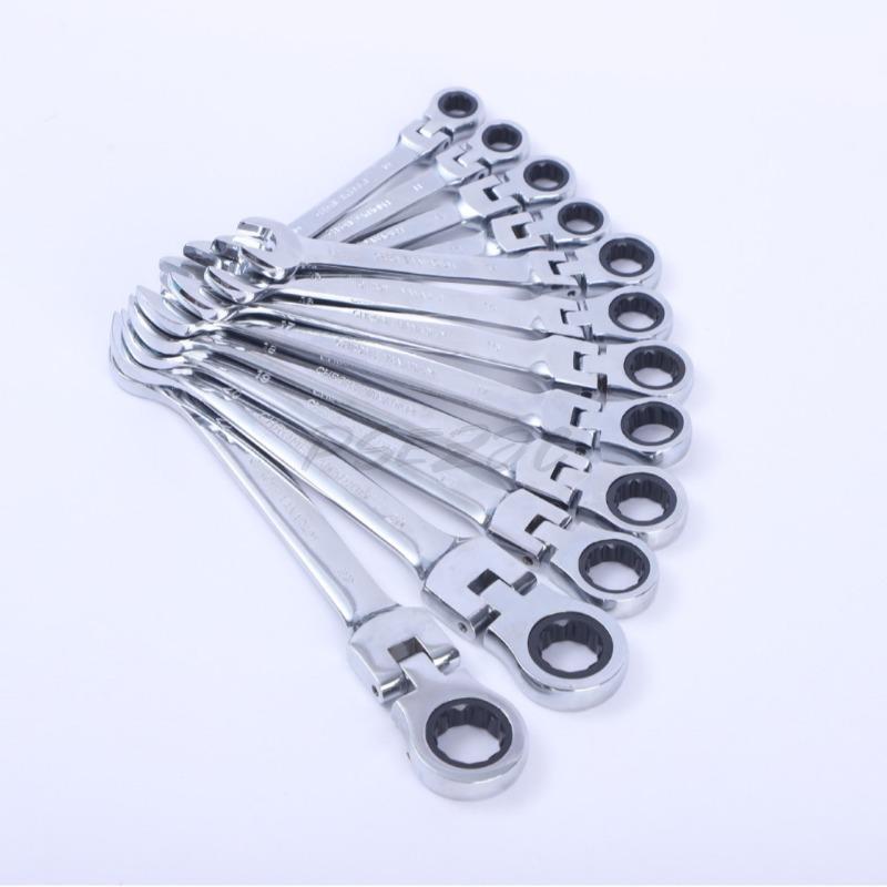 16pcs Shaking Ratchet Wrench for Ship Maintenance and Opening Dual-use Wrench Ratchet Wrench 6-22mm