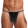 Per Uomo G-string Lucido Perizoma Vita Sottile Tasca Sporgente Anello a O Dorso a T Slip