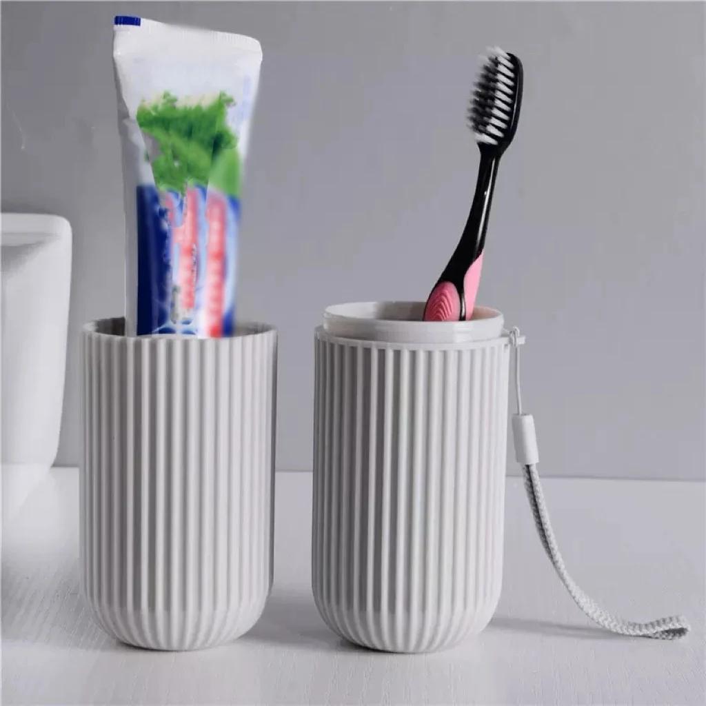 Portable Toothpaste Toothbrush Protect Holder Case Travel Camping Storage Box Protect Toothbrush Toothpaste from Dirt and Damage