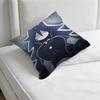 FFundamental Paper Education Square Pillow Case Soft Decorative Throw Pillow Cover for Home Sofa Bed