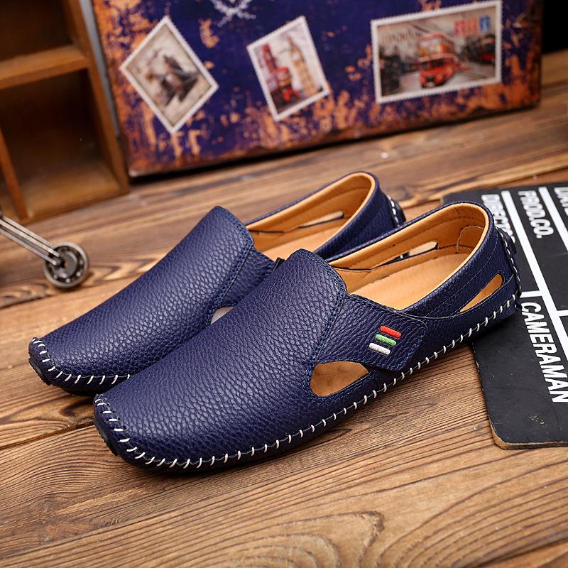 22 large size spring tide shoes Doudou shoes lazy leather shoes casual shoes 37