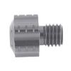 2 Pcs Motorcycle Rear View Mirror Hole Plug 10mm Reverse Thread Aluminium Alloy Mirror Hole Screws