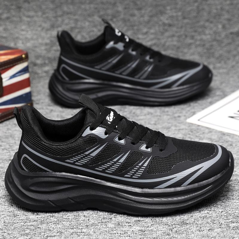 

Новая мужская обувь летняя дышащая сетчатая спортивная обувь износостойкая мягкая подошва легкая обувь для бега модная обувь 39