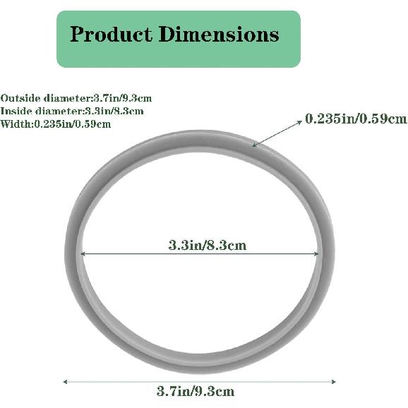 3-pack Sealing Gaskets Replacement Parts Fits for NutriBullet Blenders 600w/900w Extractor Blade