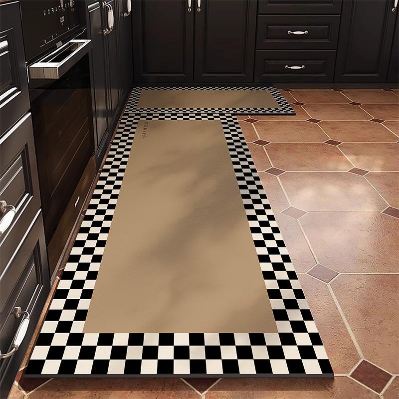 Kitchen Floor Mat Anti-slip Washable Carpet Absorbent Soft Diatom Mud Rug Long Size Foot Mats Home Decoration Alfombra