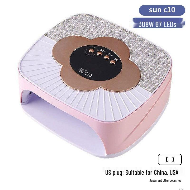 256W High Power UV/LED Dual Light Nail Curing Lamp