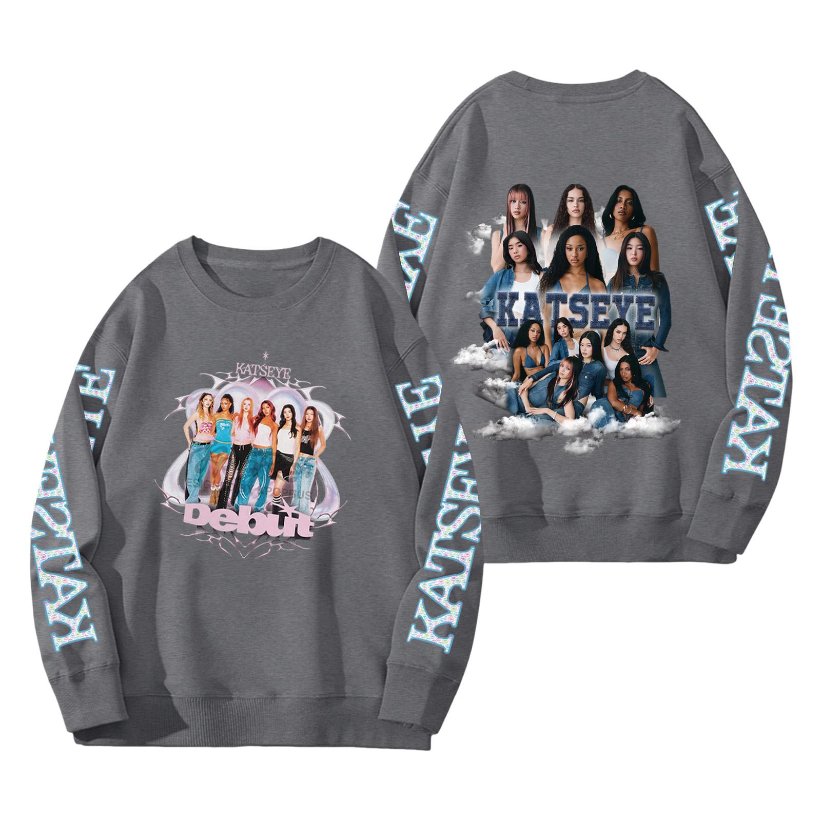 

Женский модный пуловер с длинным рукавом, принтом и круглым вырезом, свободного кроя XXXL