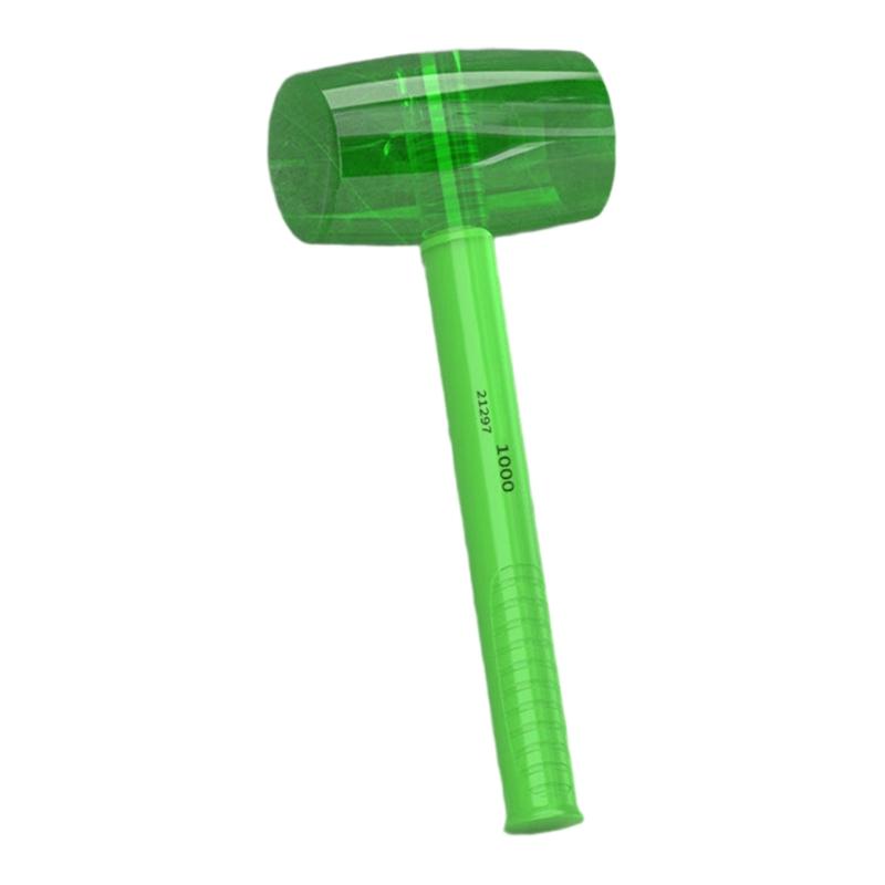 

Professional Rubber Head Hammer Reinforced ABS Grips Fit for Delicate Surfaces Work Glass Tile Flooring Safe Impact Tool N1000