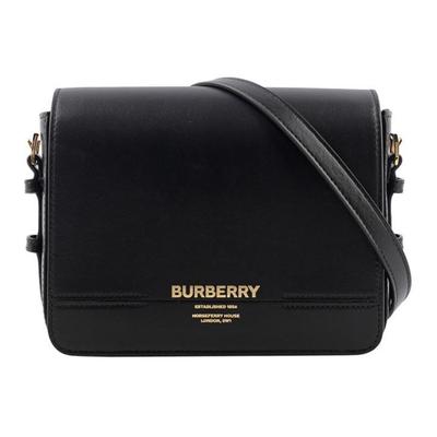 Černá kožená crossbody taška Horseferry pro ženy pro každodenní použití, do práce i na cestování