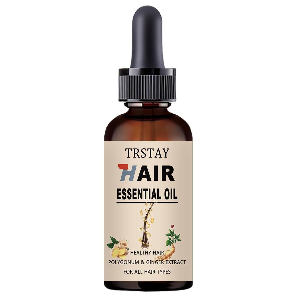 Prodotti per la crescita dei capelli Essenza di zenzero Siero per la ricrescita rapida Olio per la crescita della barba Cura della caduta dei capelli Trattamento di bellezza del cuoio capelluto