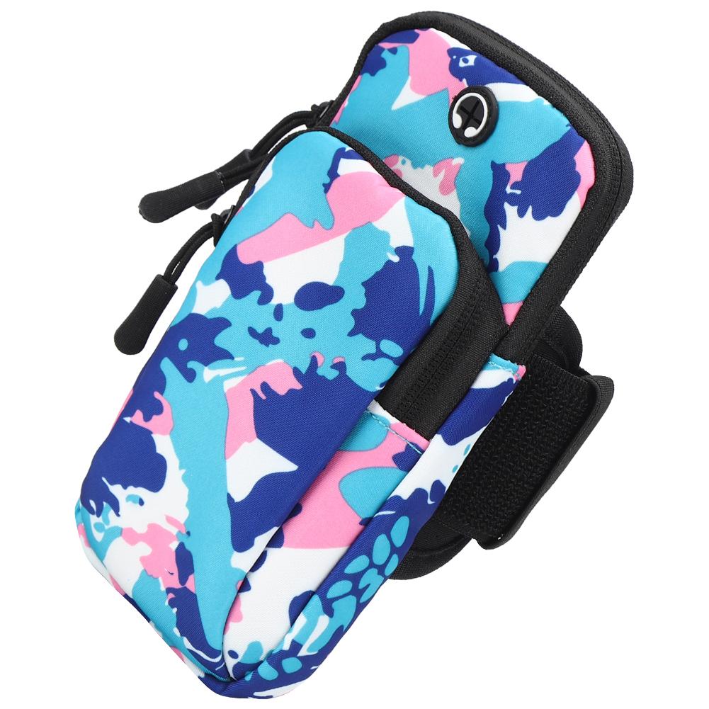 Wasserdichte Sport-Armtasche Universal Laufarmband Handyhalterung Tasche für IOS für HuaweiRainbow