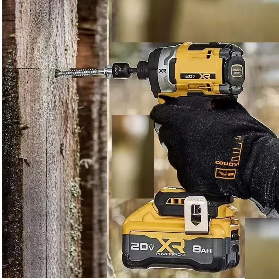 DCF850 Mașină de înșurubat cu impact Mașină de înșurubat electrică 20V Baterie litiu-ion Fără perii șurubelnițe cu baterie Unelte cu cuplu mare pentru baterie cu pin dewalt