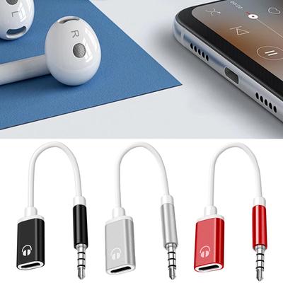USB C To Aux Audio Dongle Cable 3.5mm Mobiles Phone Adapter Converter Headphone Stereo Cord Earphone Audio Adapter Cable