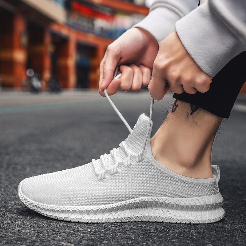 

Мужская обувь Сетчатые мокасины Слипоны на шнуровке Повседневные однотонные сандалии Легкие полутапочки Большие размеры Нескользящие спортивные туфли Zapatos 39 коричневый