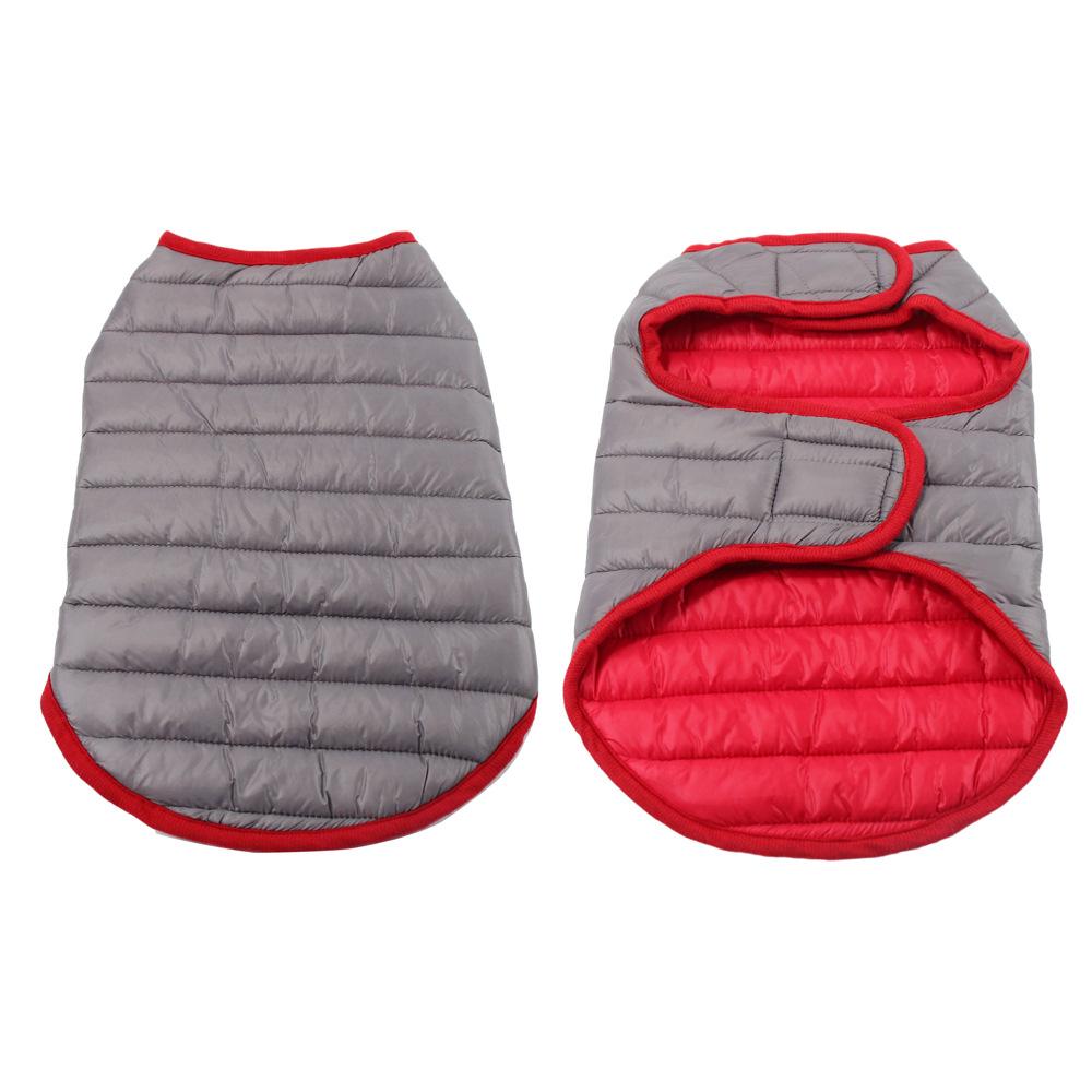 Pet it dog clothes autumn and winter warm and cold Shiba Inu Corgi Golden Retriever medium and large dog pet cotton-padded clothes