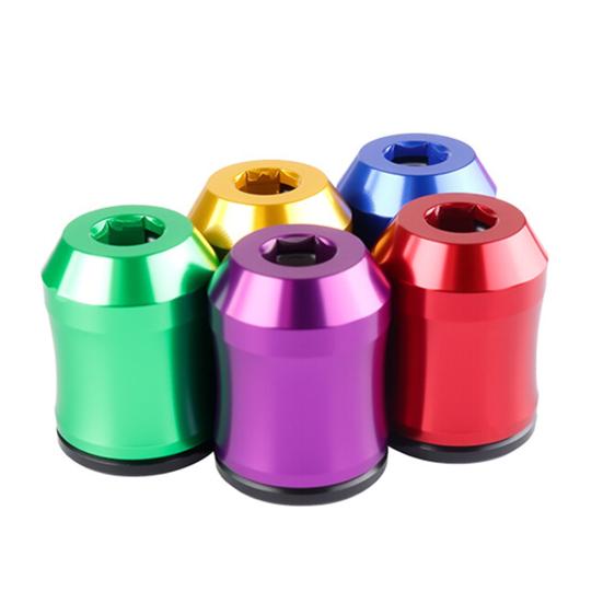 1/5Pcs Screwdriver Head Magnetic Ring Universal Screwdriver Power Bits Magnetizer Ring Heavy Duty Aluminum Alloy Magnetic Screw Holder