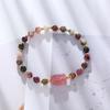 Moonstone Tourmaline Bracelet Strawberry Crystal Bracelet Retro Bangles Women Fashion Jewelry Accessories Gift