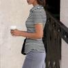 Women Short Sleeve Collared Shirt Slim Fit Button Down Casual Office Workwear Blouse Stretch Fabric Summer Top