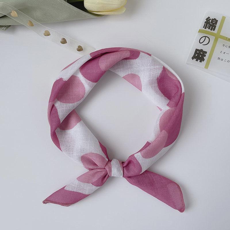 

Luxury Women s Small Square Scarf: Breathable Sun-protective Headscarf Multi-purpose Versatile Neck Scarf 58*58cm