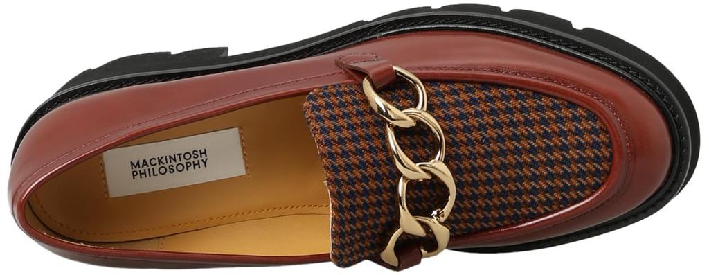 Loafers Chain Motif Track Sole Loafers 6438 Cm E [Macintosh Philosophy] Women's BR/ 23.0