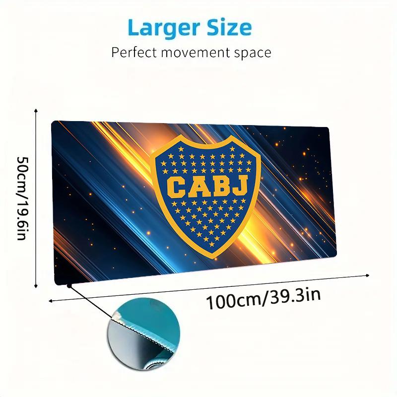 Club Atletico Boca Juniors Print  Cushion Non-slip Laptop Tablet Big Mousepad XXL Mat Mini PC Playmat With Lock edge