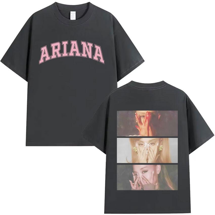 2026 JaroLéto Ariana Grande HipHop Pohodlné Tričko pro Muže Harajuku Styl Streetwear Mladistvá Móda Tričko