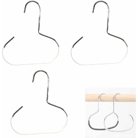 Durable Steel Hangers: Maximize Closet Space with Versatile Storage, Hat Organizer, Stainless Hat Hanger, Hats Rack Closet Organizers Clothes Storage