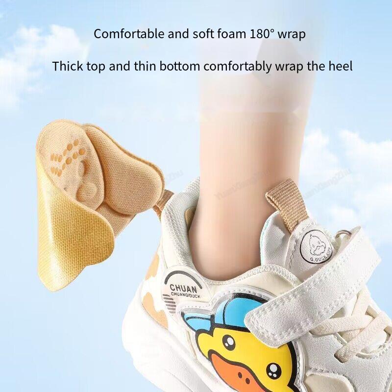 Child Heel Stickers Shoe Pads Sneaker Kids Insoles Non-slip Feet Heel Protectors Adjust Size Cushion Foot Care shoes Inserts