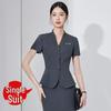 Women's Professional Workwear Set: Short-Sleeve Receptionist Manager Suit 2025