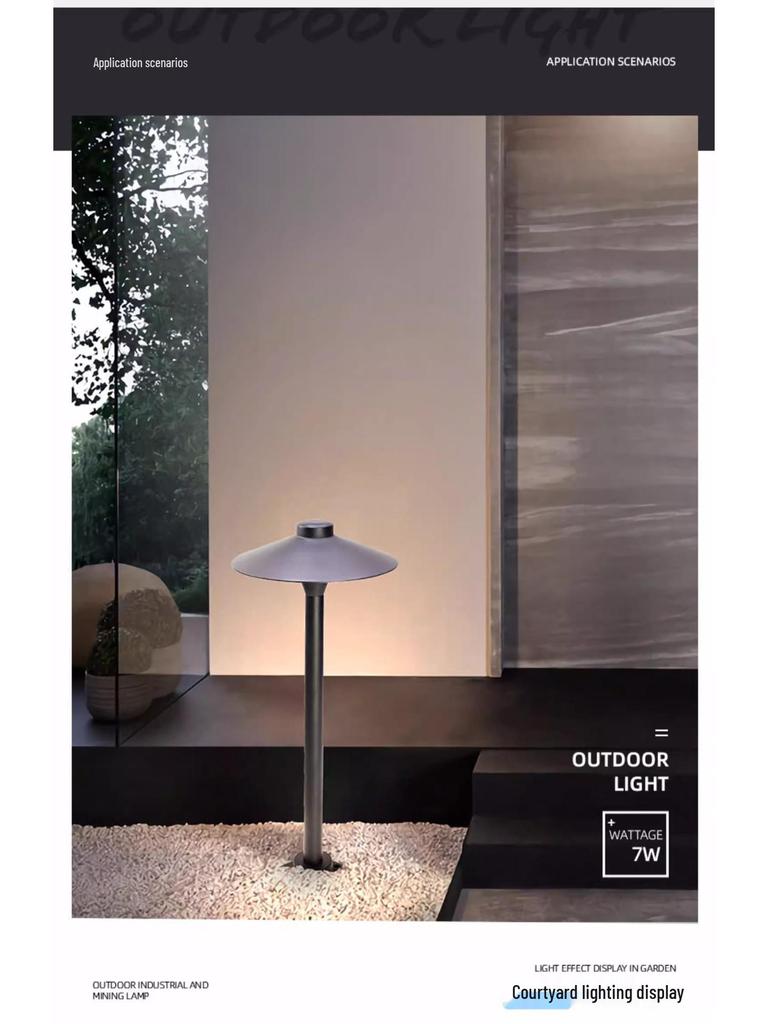 Plug-in Outdoor Mushroom Lights: Waterproof, Ground-Inserted Decor for Garden & Courtyard Atmosphere