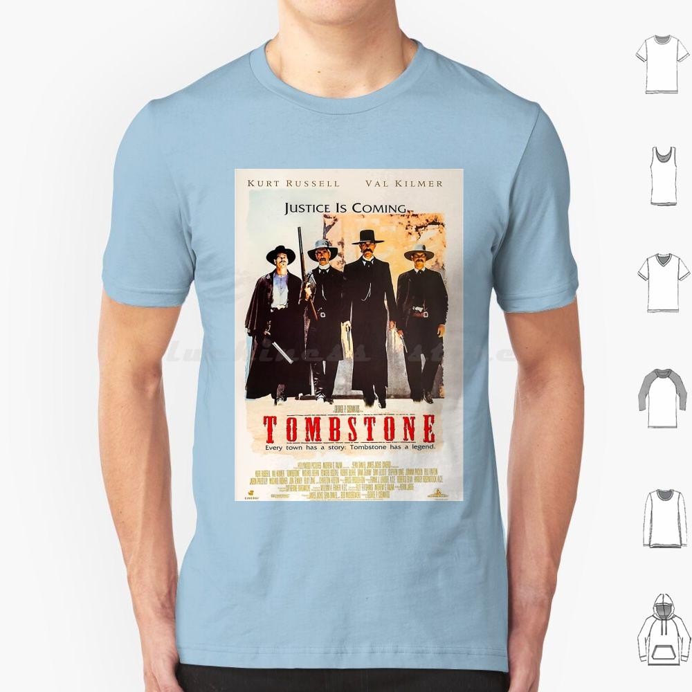 Tombstone T Shirt Cotton Men Women DIY Print Tombstone Western Movies Nostalgia Vintage Movie Retro S