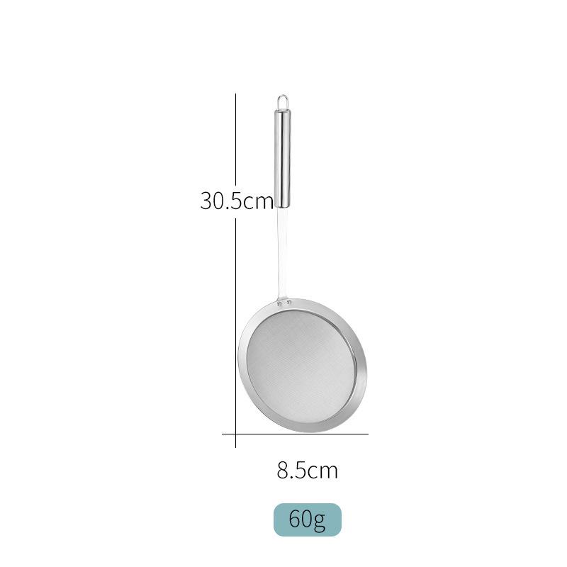 Ultra-Dense Stainless Steel Wide-Edge Skimmer & Strainer for Soy Milk and Oil